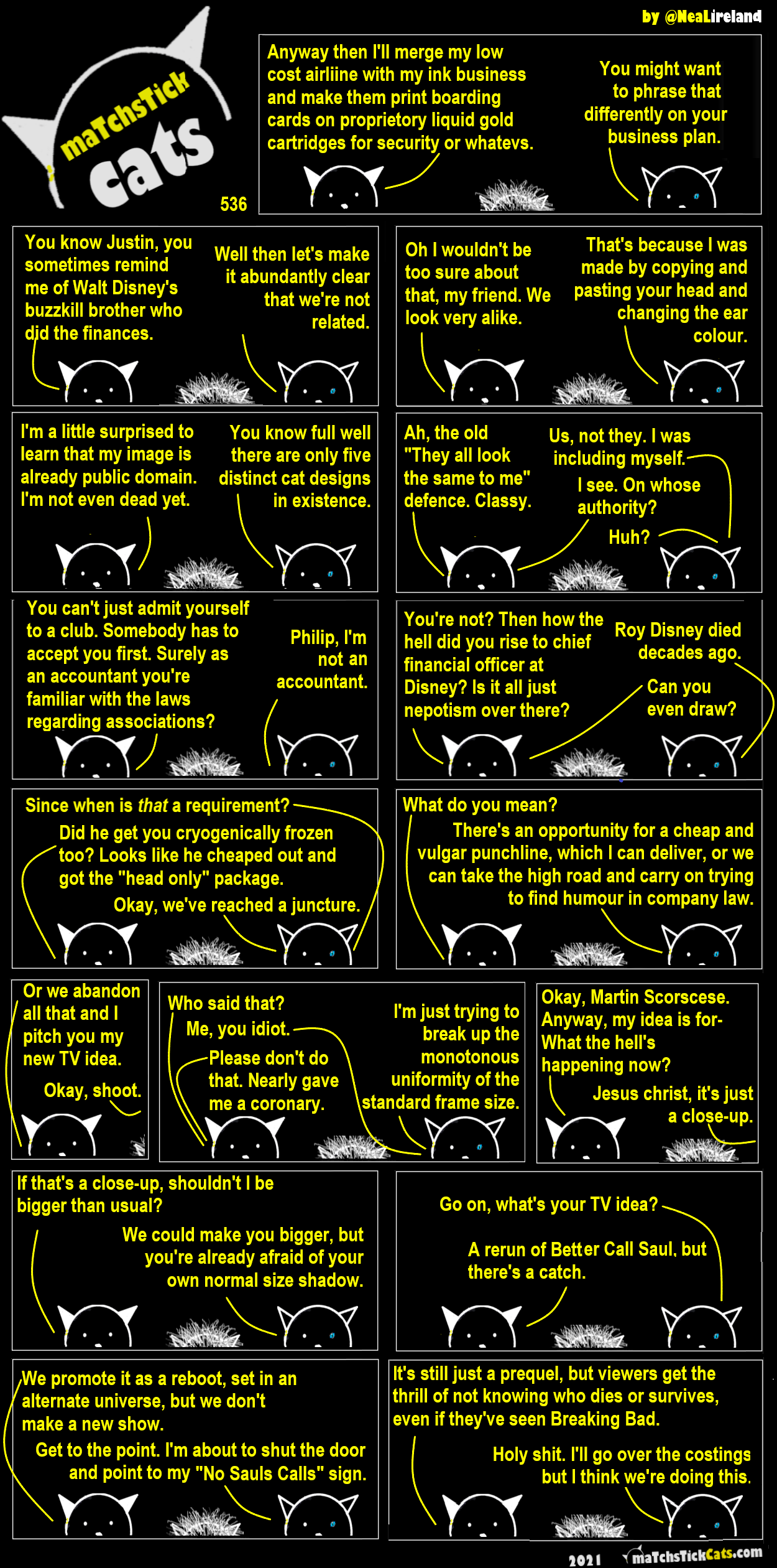 "Better Sell Caul" - Matchstick Cats episode 535 by @NealIreland - MatchstickCats.com